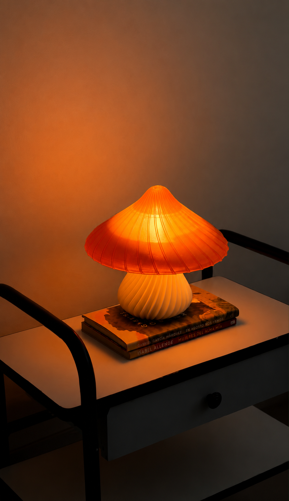 Lampara fungi retro, para decorar