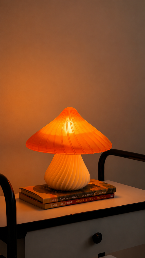 Lampara retro fungi, para habitación 